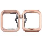 For Apple Watch SE 2020 40MM GPS Aluminium Alloy Middle Frame Bezel Plate with Crown Spin Axis Flex Cable(Gold)