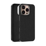 For iPhone 16 Pro Max ABEEL C Carbon Fiber Series 6D Micro Relief MagSafe Phone Case(Black)