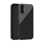 For iPhone 16 Plus ABEEL C Carbon Fiber Series 6D Micro Relief MagSafe Phone Case(Black Grey)