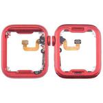 For Apple Watch Series 6 40MM LTE Aluminium Alloy Middle Frame Bezel Plate with Crown Spin Axis Flex Cable(Red)