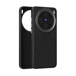 For vivo X200 ABEEL C Carbon Fiber Series 6D Micro Relief MagSafe Phone Case(Black)
