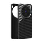 For vivo X200 ABEEL C Carbon Fiber Series 6D Micro Relief MagSafe Phone Case(Black Grey)