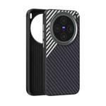For vivo X200 Pro mini ABEEL C Carbon Fiber Series 6D Micro Relief MagSafe Phone Case(Black Grey)