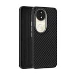 For vivo S20 ABEEL C Carbon Fiber Series 6D Micro Relief MagSafe Phone Case(Black)