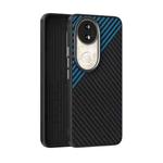 For vivo S20 ABEEL C Carbon Fiber Series 6D Micro Relief MagSafe Phone Case(Black Blue)