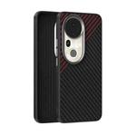 For vivo S20 Pro ABEEL C Carbon Fiber Series 6D Micro Relief MagSafe Phone Case(Black Red)