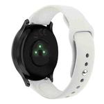 For Garmin Vivoactive 3 / Vivomove HR Solid Color Reverse Buckle Silicone Watch Band, Size: Small Code(Apricot)