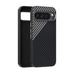 For Google Pixel 10 / 10 Pro ABEEL C Carbon Fiber Series 6D Micro Relief MagSafe Phone Case(Black Grey)