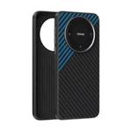 For Huawei Mate 60 ABEEL C Carbon Fiber Series 6D Micro Relief MagSafe Phone Case(Black Blue)