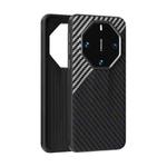 For Huawei Mate 60 RS Ultimate ABEEL C Carbon Fiber Series 6D Micro Relief Phone Case(Black Grey)