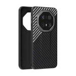 For Huawei Mate 70 RS Ultimate ABEEL C Carbon Fiber Series 6D Micro Relief Phone Case(Black Grey)