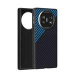 For Huawei Mate X5 / X3 ABEEL C Carbon Fiber Series 6D Micro Relief MagSafe Phone Case(Black Blue)