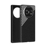 For Huawei Mate X5 / X3 ABEEL C Carbon Fiber Series 6D Micro Relief MagSafe Phone Case(Black Grey)