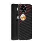 For Huawei Pocket 2 ABEEL C Carbon Fiber Series 6D Micro Relief MagSafe Phone Case(Black Red)