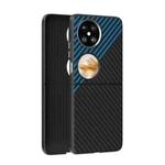 For Huawei Pocket 2 ABEEL C Carbon Fiber Series 6D Micro Relief MagSafe Phone Case(Black Blue)