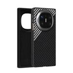 For Huawei Mate X6 ABEEL C Carbon Fiber Series 6D Micro Relief MagSafe Phone Case(Black Grey)