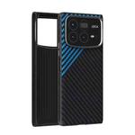 For Xiaomi Mix Fold 4 ABEEL C Carbon Fiber Series 6D Micro Relief MagSafe Phone Case(Black Blue)