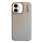 For iPhone 16 Plus Soft Sandy Skin Feel Translucent PC Phone Case(Black)