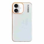 For iPhone 16 Plus Soft Sandy Skin Feel Translucent PC Phone Case(Transparent White)