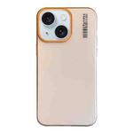 For iPhone 15 Plus Soft Sandy Skin Feel Translucent PC Phone Case(Desert Gold)