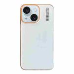 For iPhone 15 Plus Soft Sandy Skin Feel Translucent PC Phone Case(Transparent White)