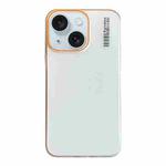 For iPhone 15 Soft Sandy Skin Feel Translucent PC Phone Case(Transparent White)