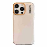 For iPhone 14 Pro Soft Sandy Skin Feel Translucent PC Phone Case(Desert Gold)