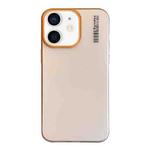 For iPhone 12 Soft Sandy Skin Feel Translucent PC Phone Case(Desert Gold)