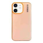 For iPhone 12 mini Soft Sandy Skin Feel Translucent PC Phone Case(Orange)