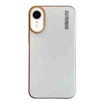 For iPhone XR Soft Sandy Skin Feel Translucent PC Phone Case(Titanium Grey)