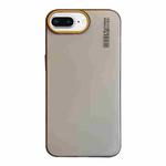 For iPhone 8 Plus / 7 Plus Soft Sandy Skin Feel Translucent PC Phone Case(Black)