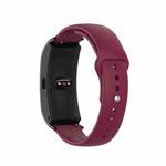 For Garmin Vivomove 3s / 4s 18mm Reverse Buckle Silicone Watch Band, Size: Large Size(Wine Red)