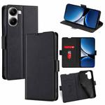 For Redmi Turbo 4 Ultra-thin Voltage Side Buckle Horizontal Flip Leather Phone Case(Black)