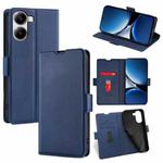 For Redmi Turbo 4 Ultra-thin Voltage Side Buckle Horizontal Flip Leather Phone Case(Blue)