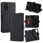 For Redmi A5 4G 171.7mm Ultra-thin Voltage Side Buckle Horizontal Flip Leather Phone Case(Black)