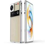 For ZTE nubia Z70 Ultra Aurora Series Lens Protector + Metal Frame Phone Case(Silver)