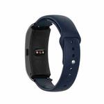 For Garmin Vivomove 3s / 4s 18mm Reverse Buckle Silicone Watch Band, Size: Small Code(Navy Blue)