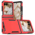 For Motorola Razr 50 2 in 1 PC + TPU Phone Case(Red)