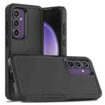 For Samsung Galaxy S24 FE 5G 2 in 1 PC + TPU Phone Case(Black)