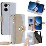 For Redmi Turbo 4 / Xiaomi Poco X7 Pro 5G Crossbody Litchi Texture Leather Phone Case(Blue)