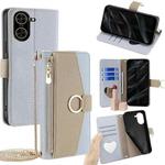 For Redmi A5 4G 171.7mm Crossbody Litchi Texture Leather Phone Case(Blue)