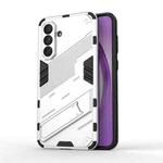 For Samsung Galaxy A56 5G Punk Armor 2 in 1 PC + TPU Shockproof Phone Case with Invisible Holder(White)
