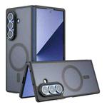 For Samsung Galaxy Z Fold7 Armor MagSafe PC Hybrid TPU Phone Case(Frosted Black)