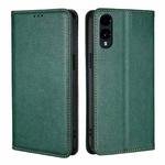 For Fujitsu Arrows We2 Gloss Oil Solid Color Magnetic Leather Phone Case(Green)