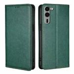 For Fujitsu Arrows We2 Plus Gloss Oil Solid Color Magnetic Leather Phone Case(Green)