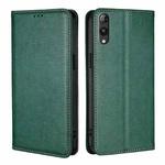 For Rakuten Hand 5G Gloss Oil Solid Color Magnetic Leather Phone Case(Green)