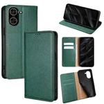 For Redmi A5 4G 171.7mm Gloss Oil Solid Color Magnetic Leather Phone Case(Green)