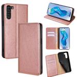 For ZTE nubia S 5G A403ZT Gloss Oil Solid Color Magnetic Leather Phone Case(Rose Gold)