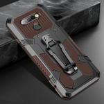 For LG Stylo 6 Armor Warrior Shockproof PC + TPU Protective Case(Coffee)