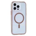 For iPhone 15 Pro Max Vacuum Airbag Y2 Series Transparent MagSafe Magnetic Phone Case(Bronze)